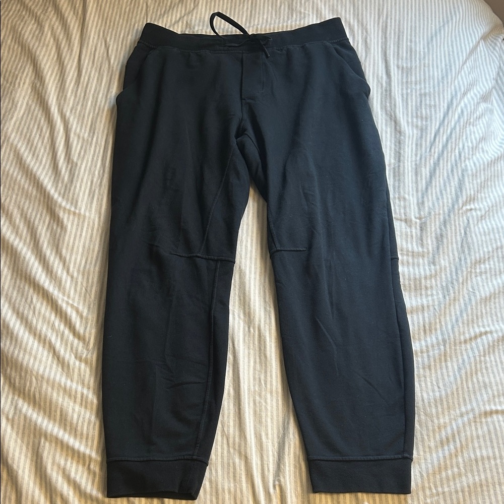 Mens Lululemon Navy Blue Soft ABC Sweat Joggers